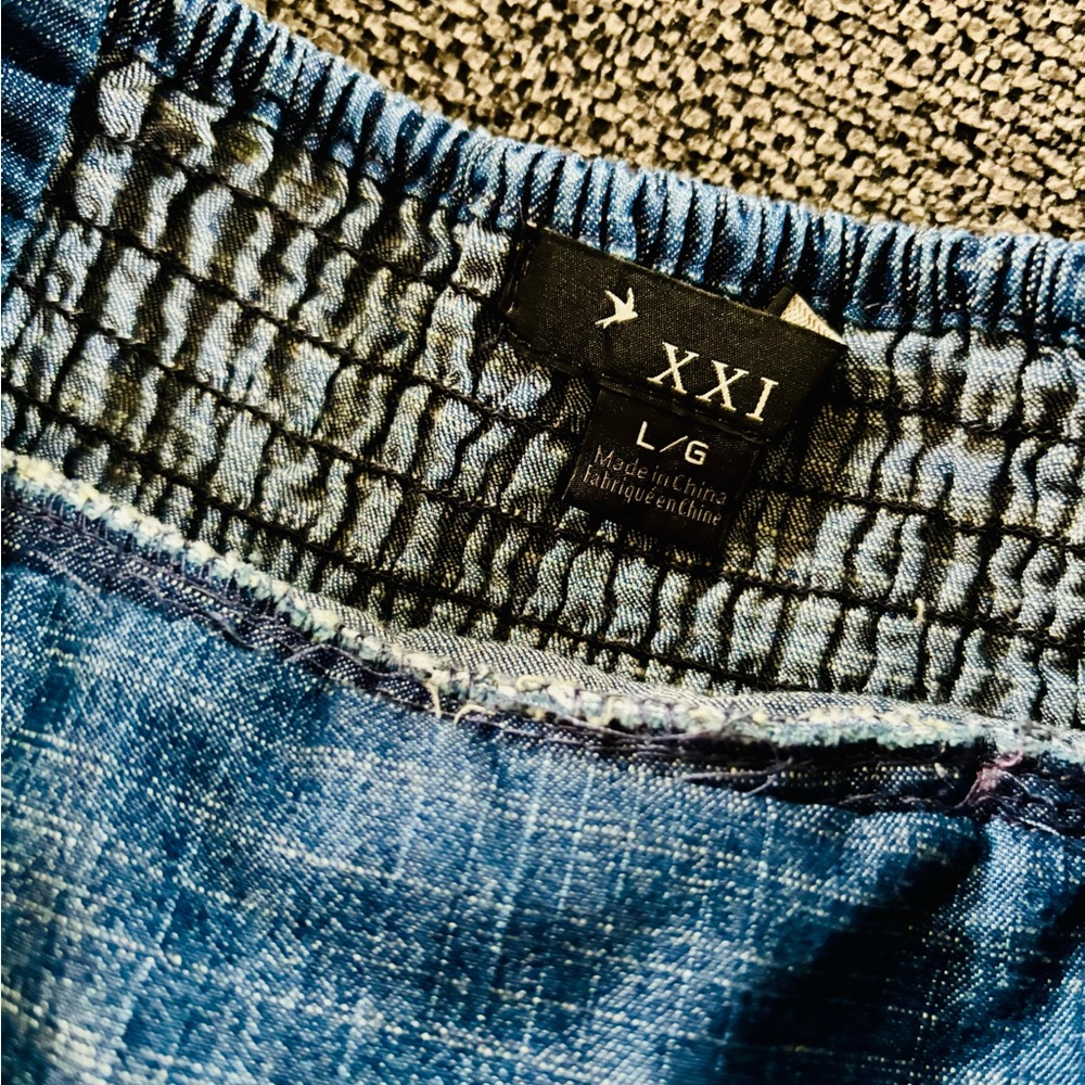 Denim Blue Mini Dress - Picture 5 of 6